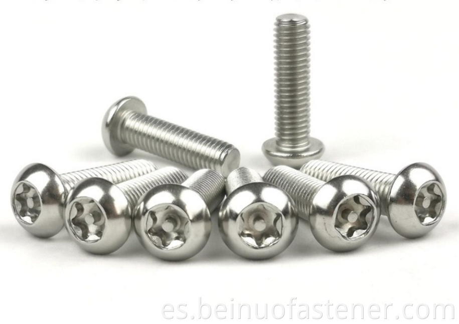Stainless steel torx screw 